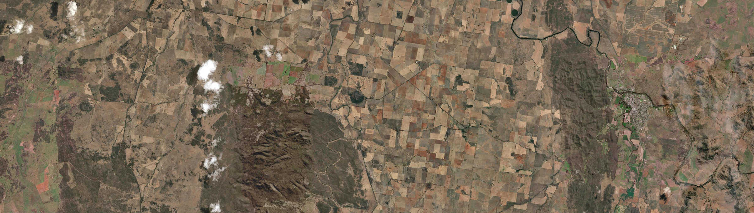 Aerial view of Arthurville, NSW