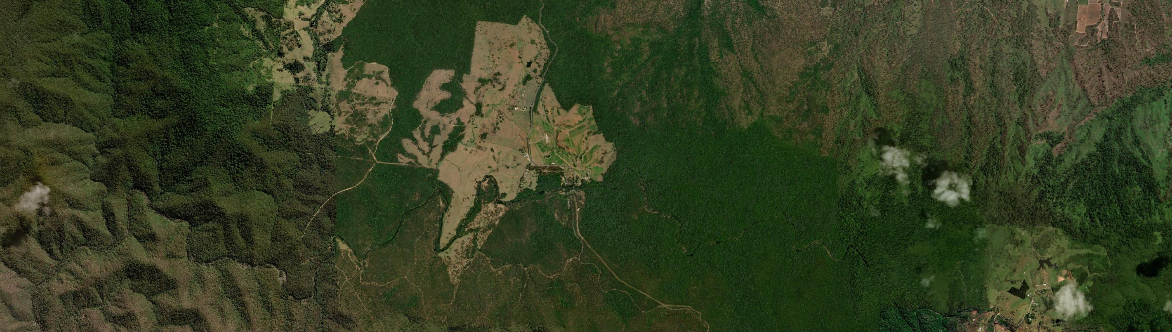 Aerial view of Broken River, QLD