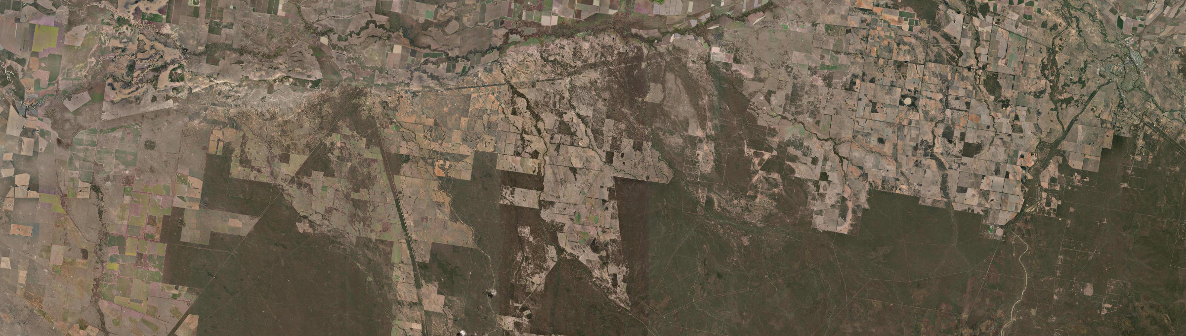 Aerial view of Cuttabri, NSW