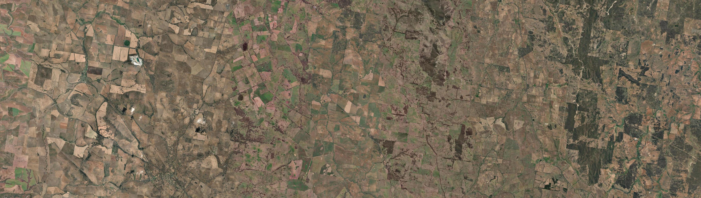 Aerial view of Kangiara, NSW
