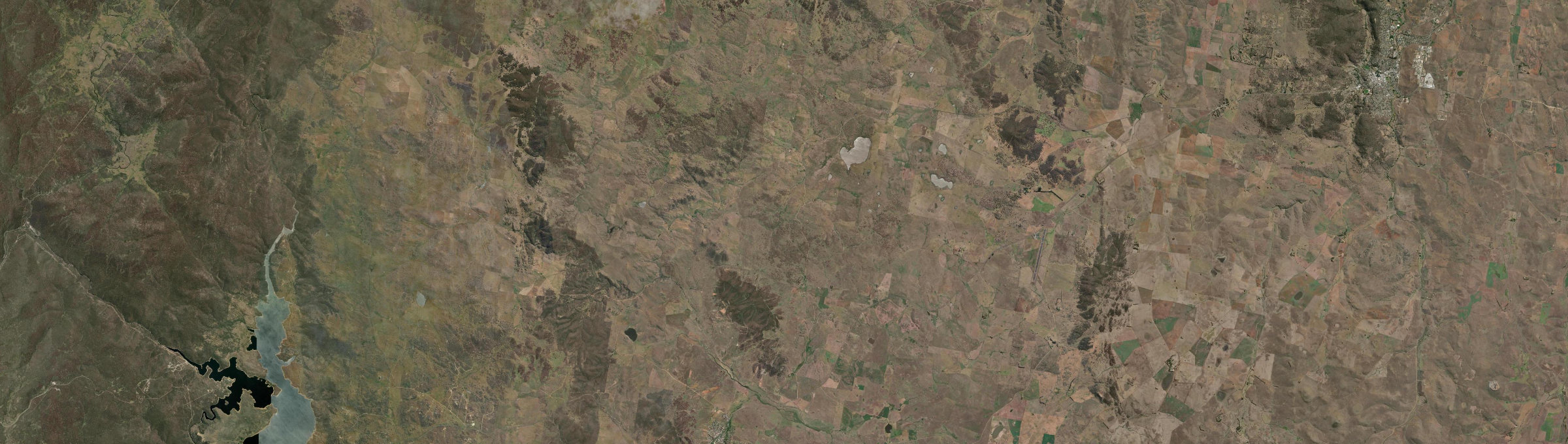 Aerial view of Cootralantra, NSW