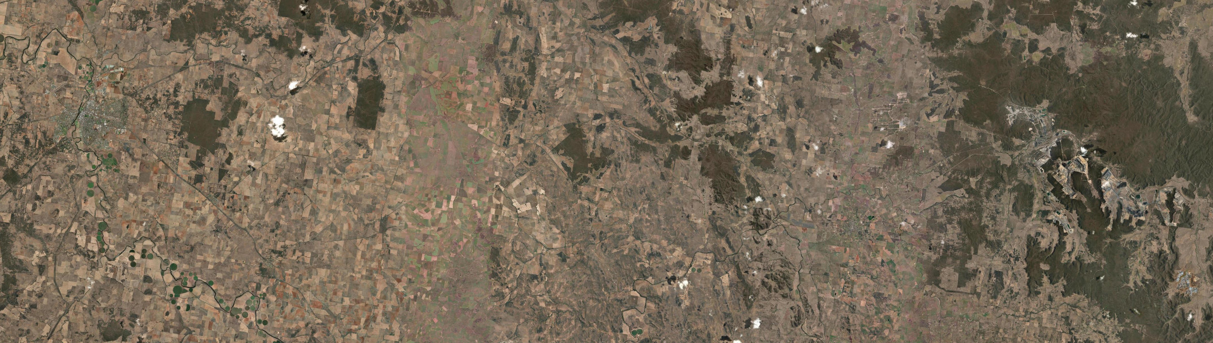 Aerial view of Goolma, NSW