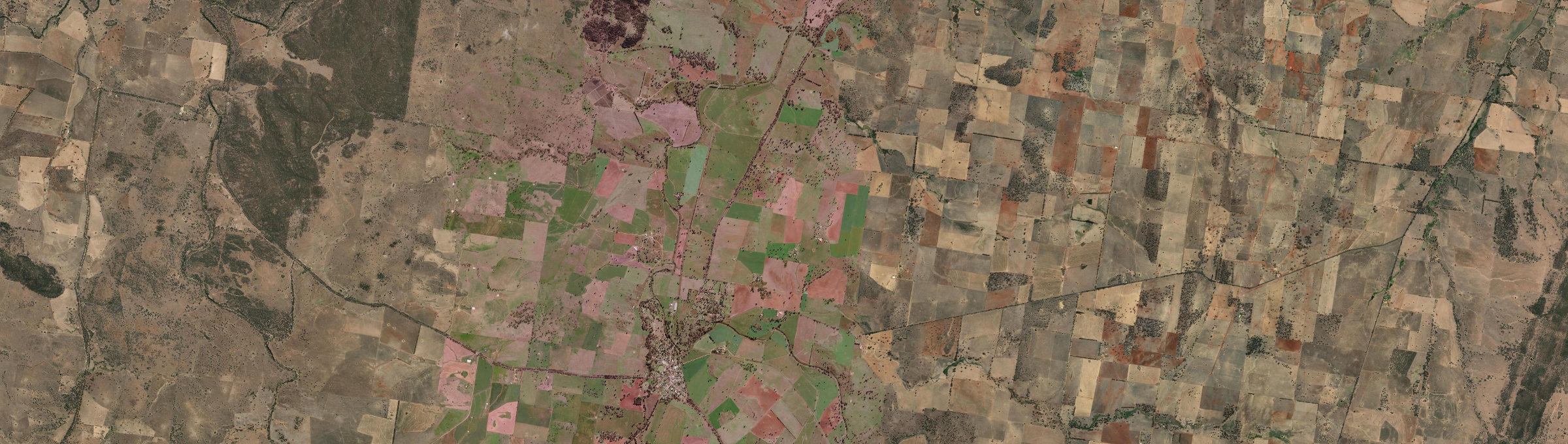 Aerial view of North Yeoval, NSW