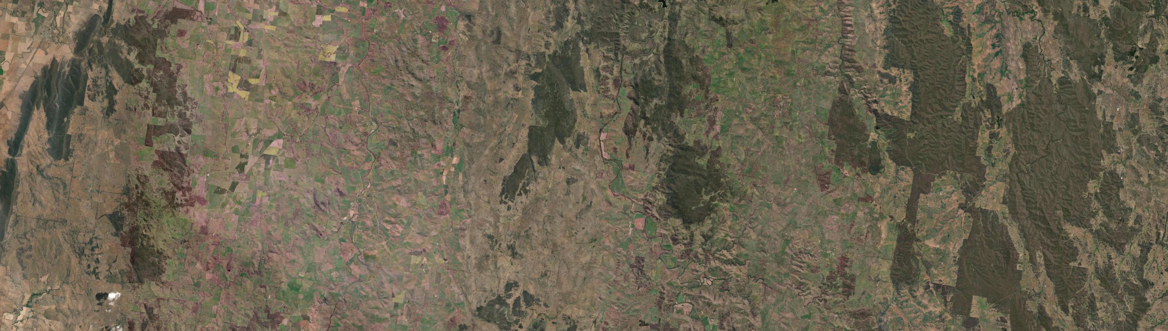 Aerial view of Reids Flat, NSW