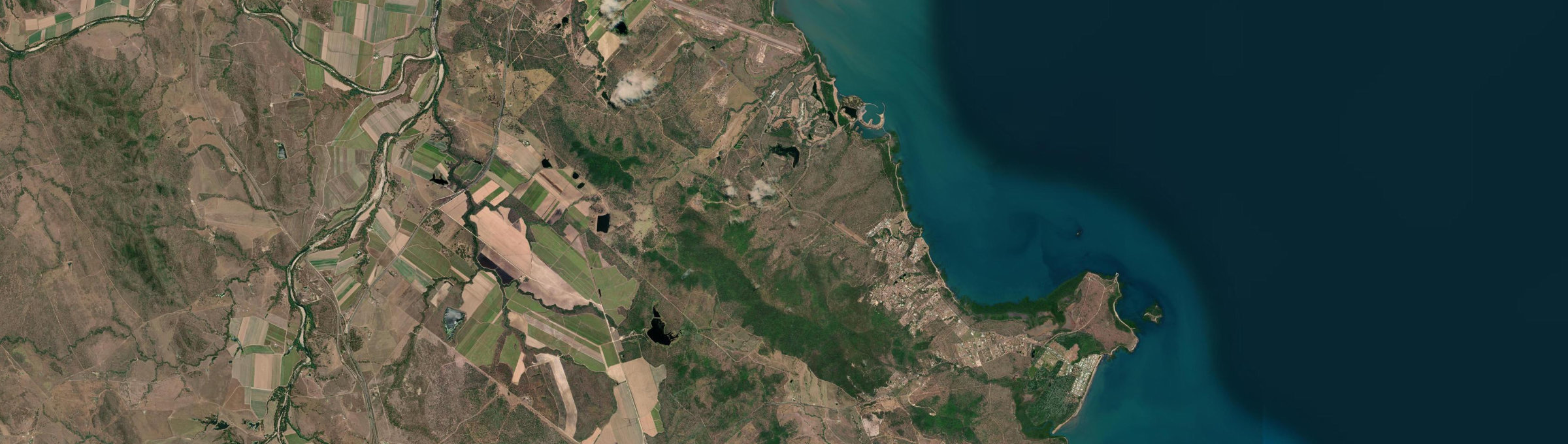 Aerial view of Laguna Quays, QLD