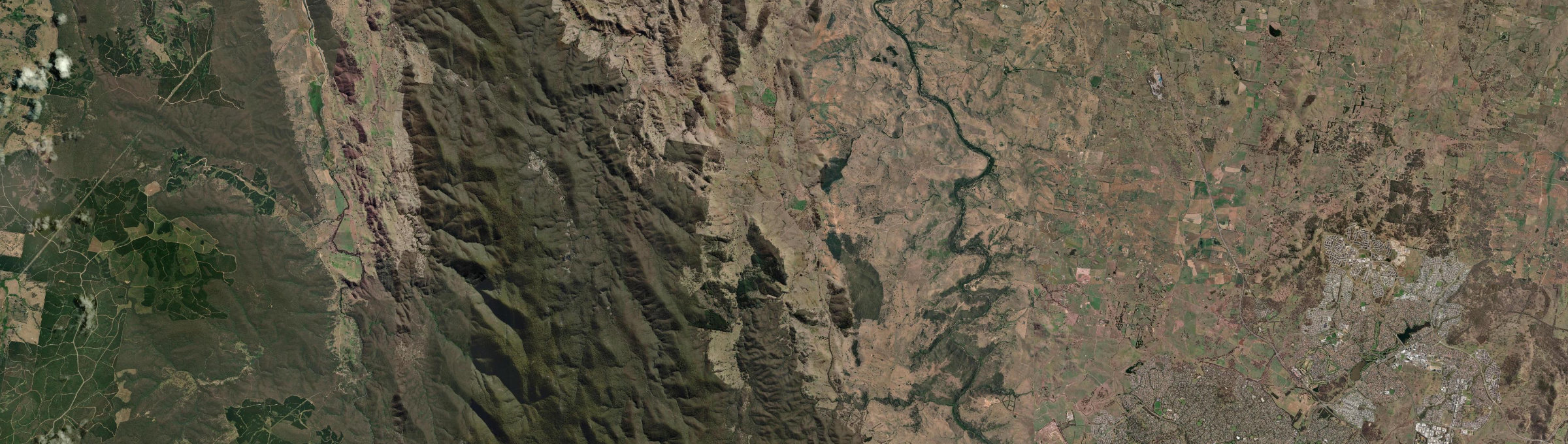 Aerial view of Mullion, NSW