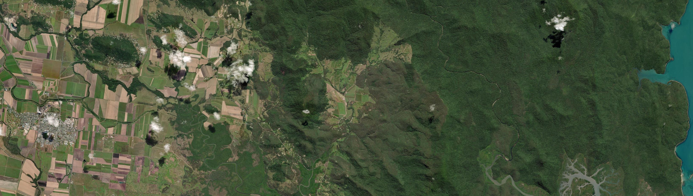 Aerial view of Palm Grove (Qld), QLD