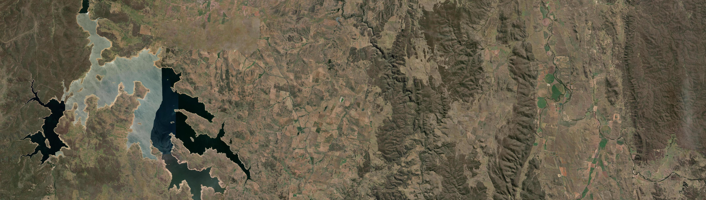 Aerial view of Dry Plain, NSW