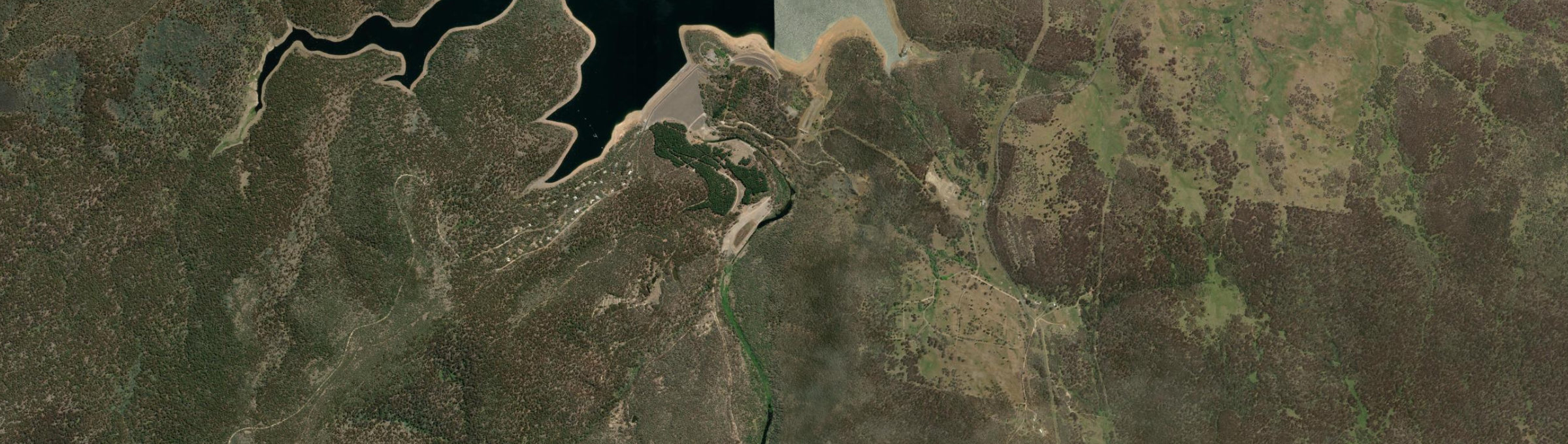 Aerial view of Eucumbene, NSW