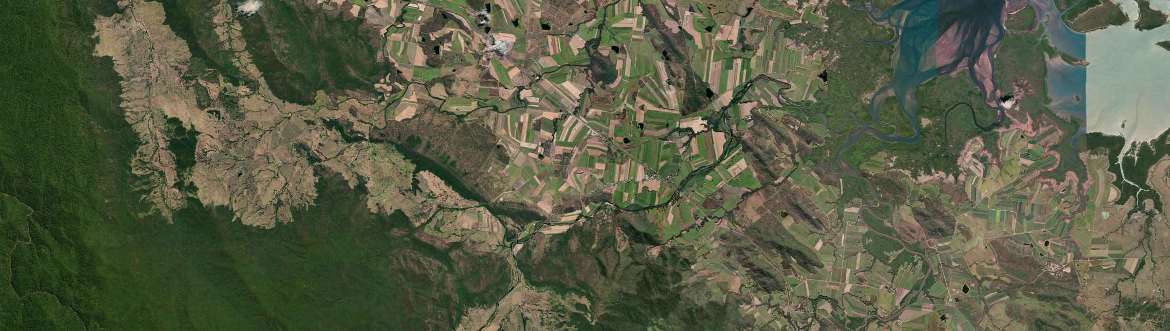 Aerial view of Calen, QLD