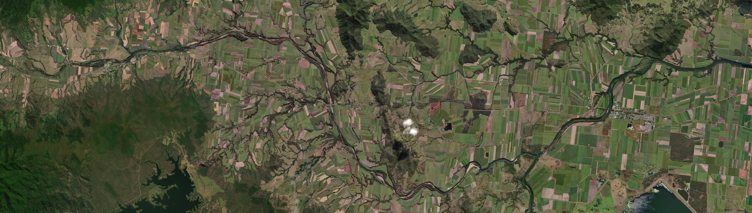 Aerial view of Gargett, QLD
