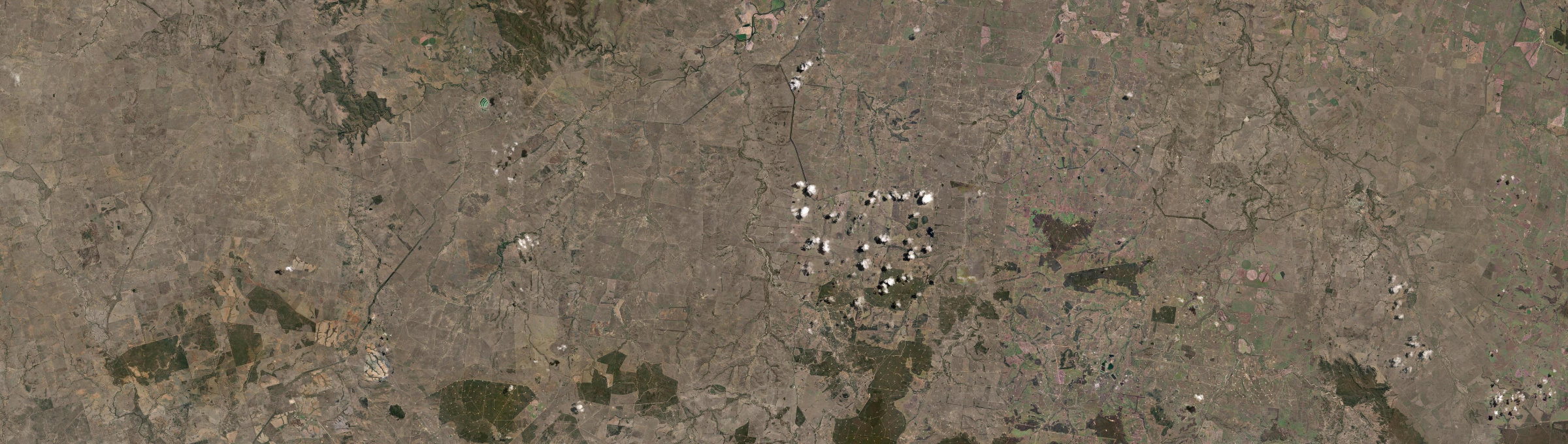 Aerial view of Clifford, QLD