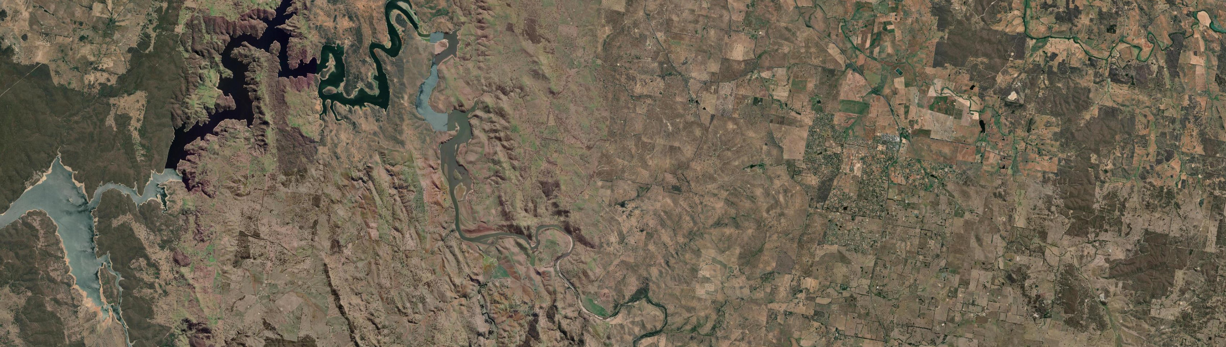 Aerial view of Boambolo, NSW