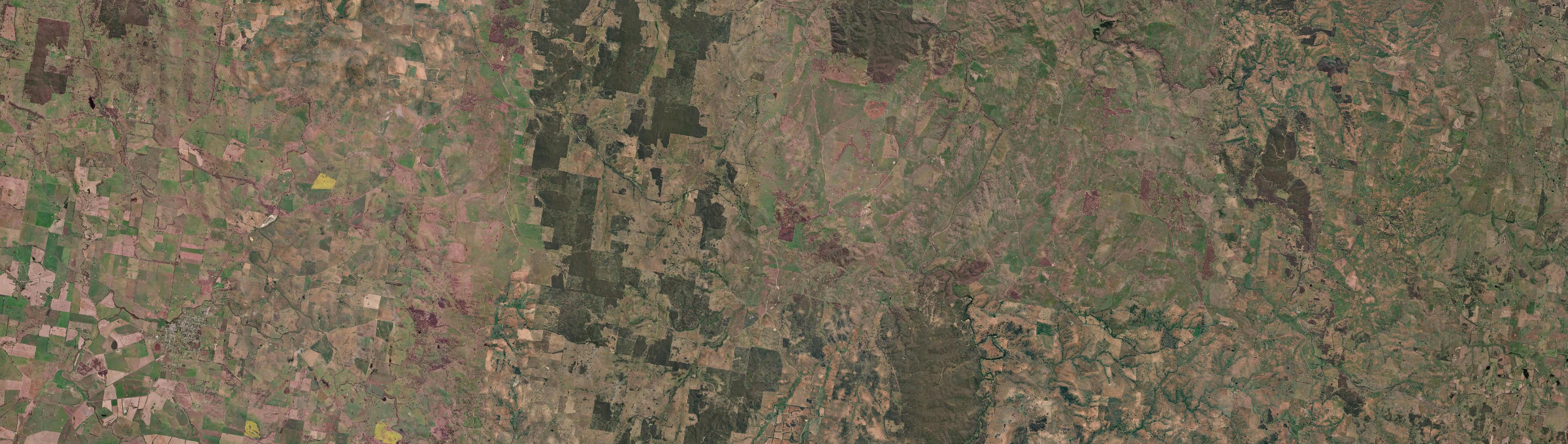 Aerial view of Rugby, NSW