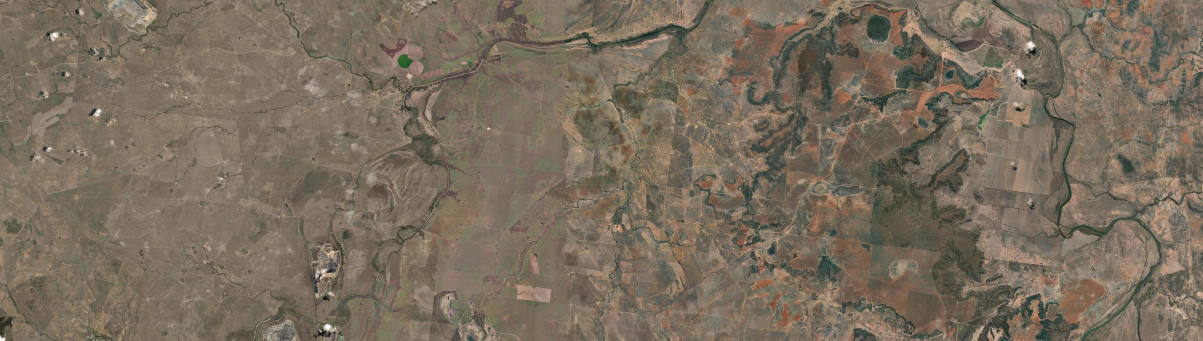 Aerial view of Bingegang, QLD