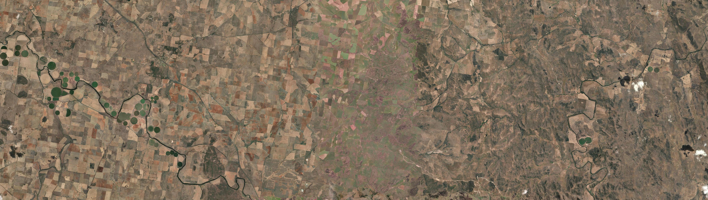 Aerial view of Bodangora, NSW