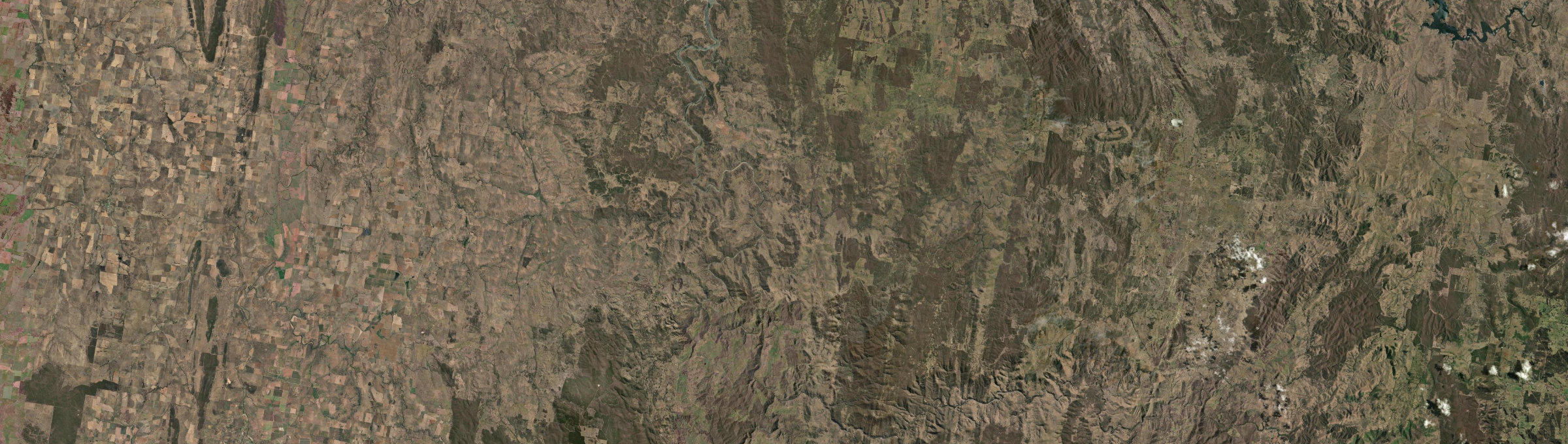 Aerial view of Triamble, NSW