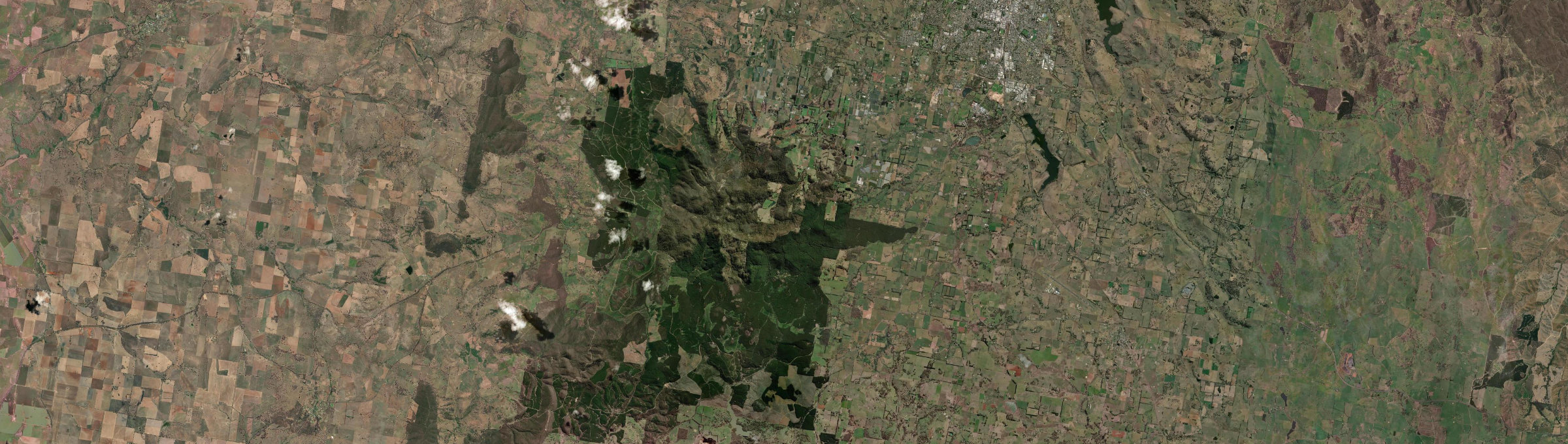 Aerial view of Canobolas, NSW