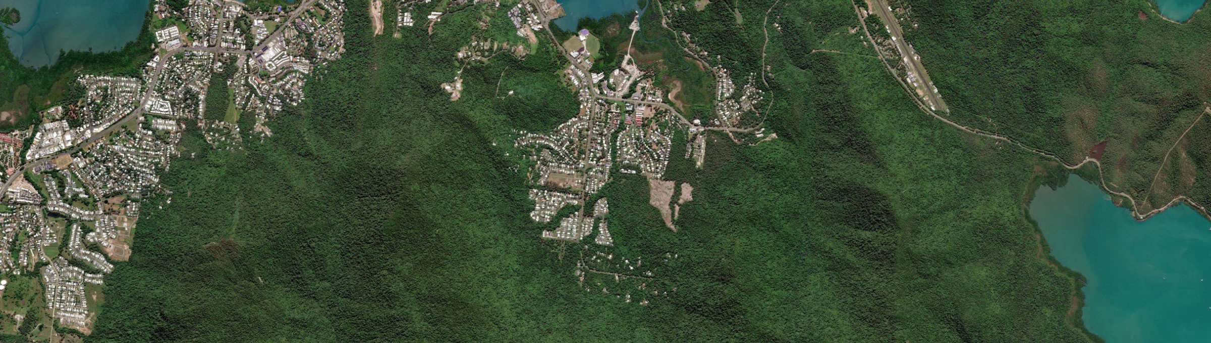 Aerial view of Jubilee Pocket, QLD