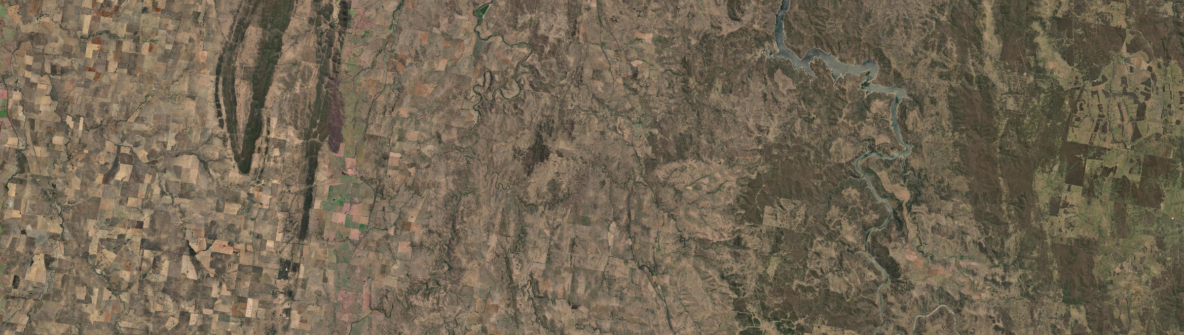 Aerial view of Stuart Town, NSW