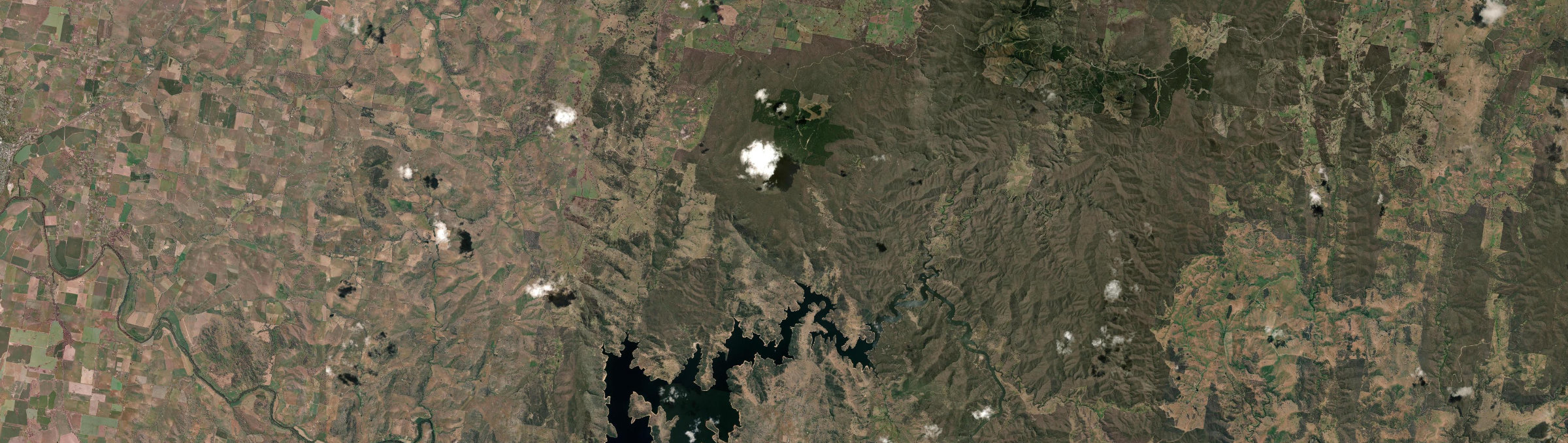 Aerial view of Roseberg, NSW