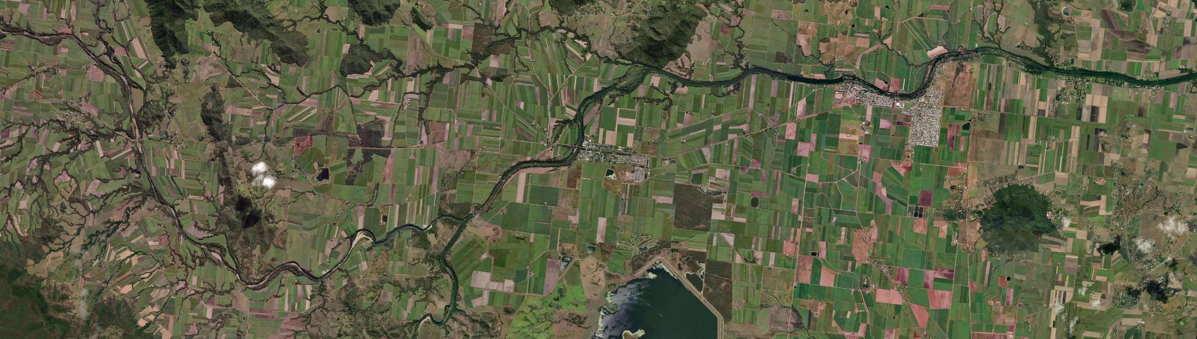 Aerial view of Mirani, QLD