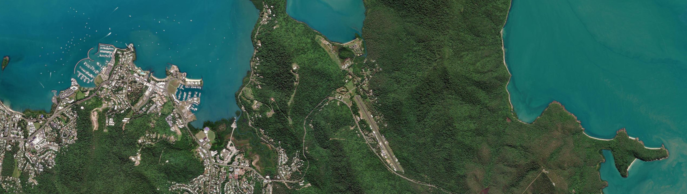 Aerial view of Flametree, QLD