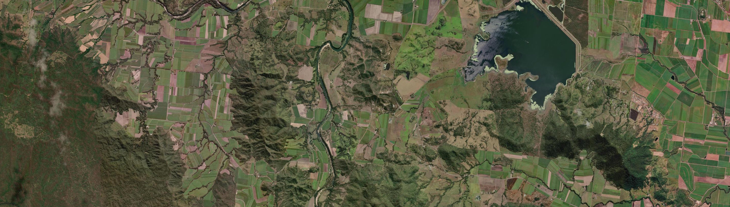 Aerial view of Mia Mia (Qld), QLD