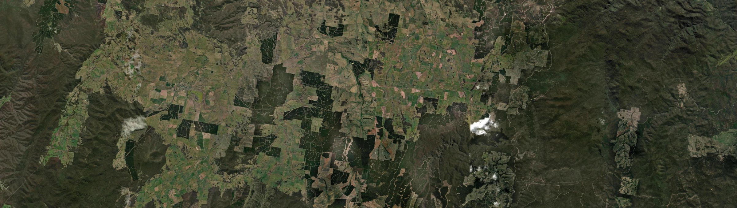 Aerial view of Mila, NSW