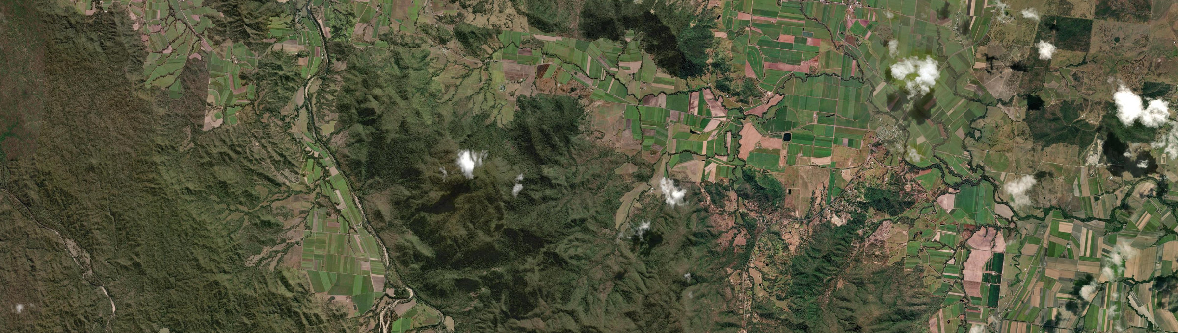 Aerial view of Brightly, QLD