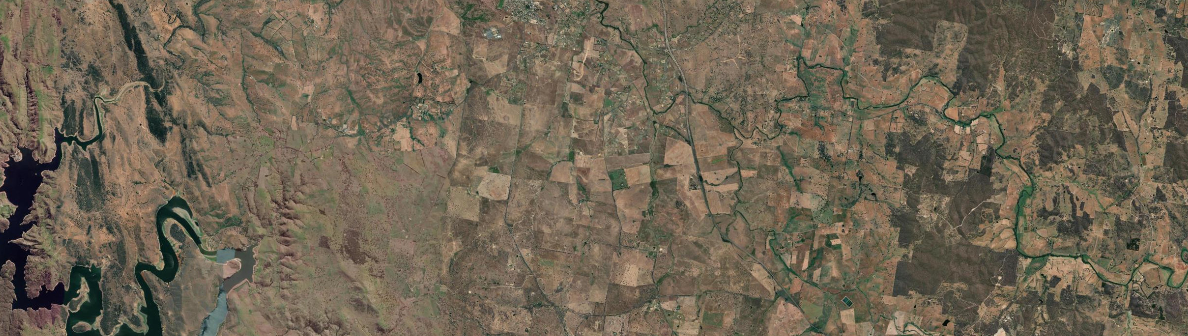 Aerial view of Marchmont, NSW