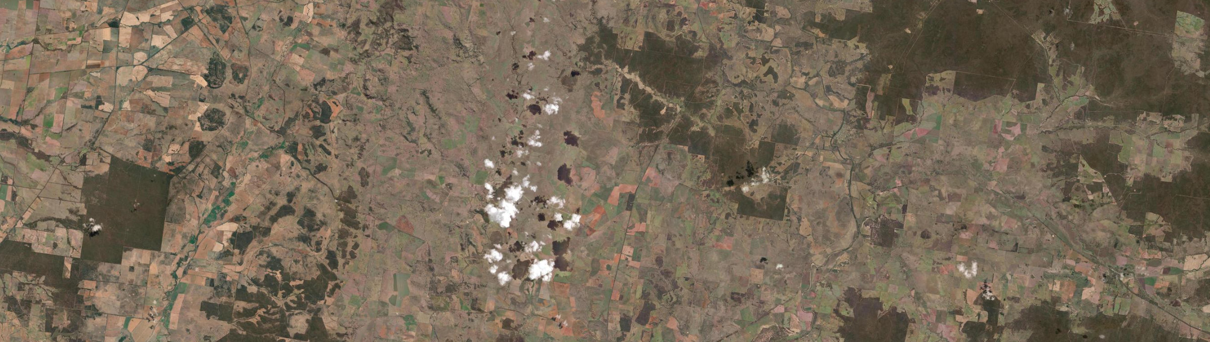 Aerial view of Mollyan, NSW