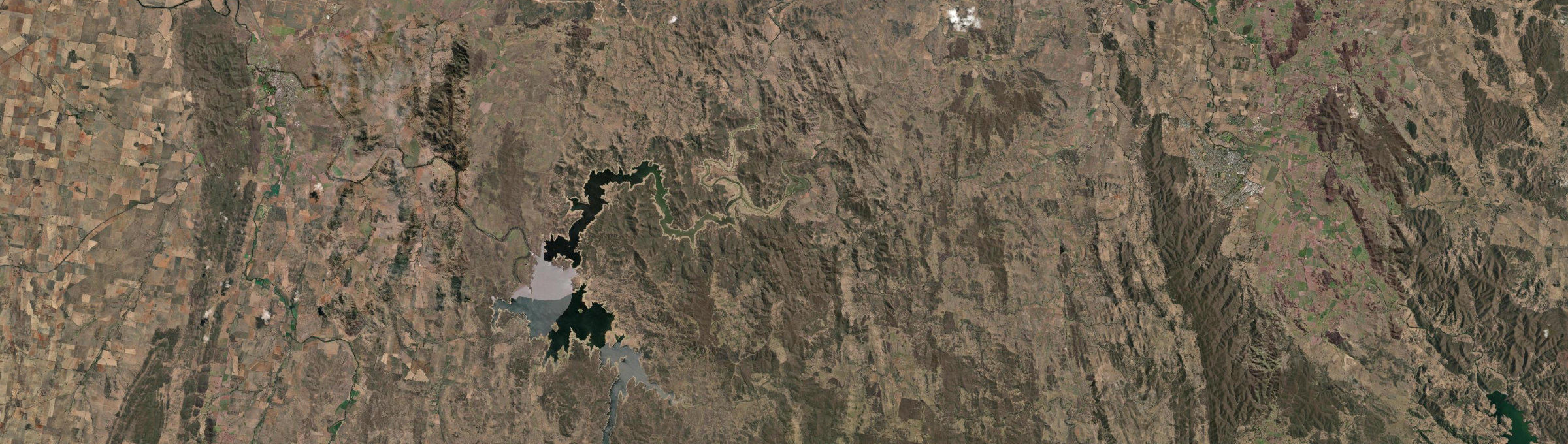 Aerial view of Yarrabin, NSW