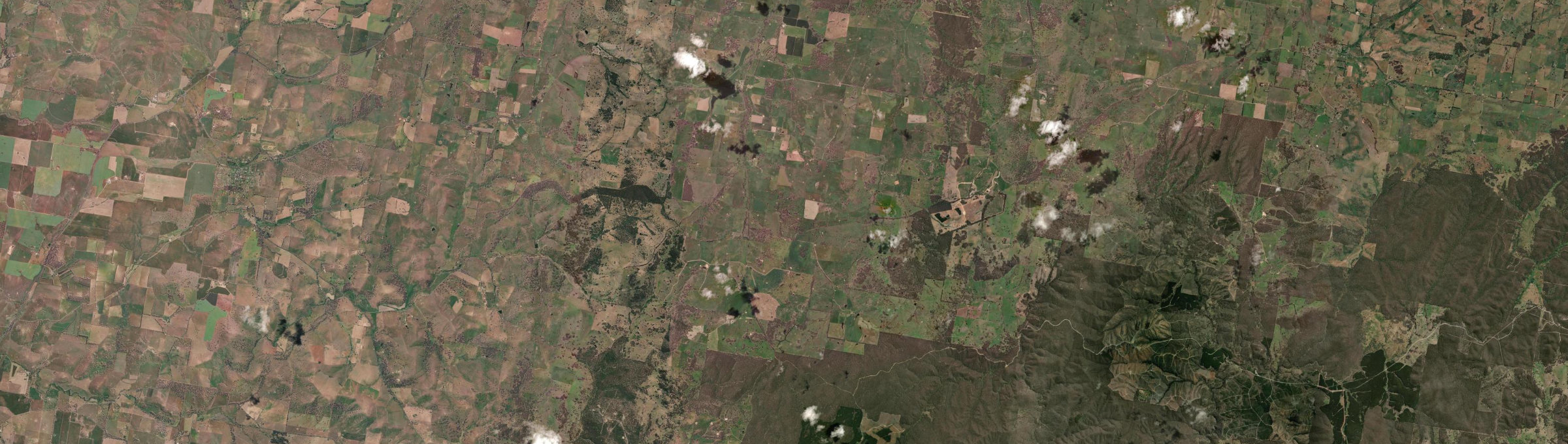 Aerial view of Garland, NSW
