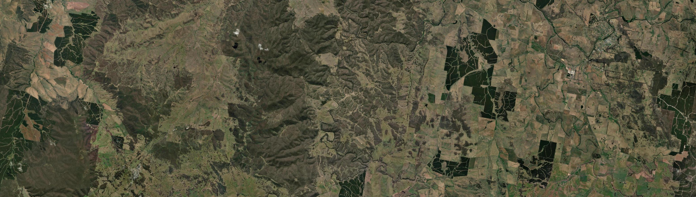 Aerial view of Quidong, NSW