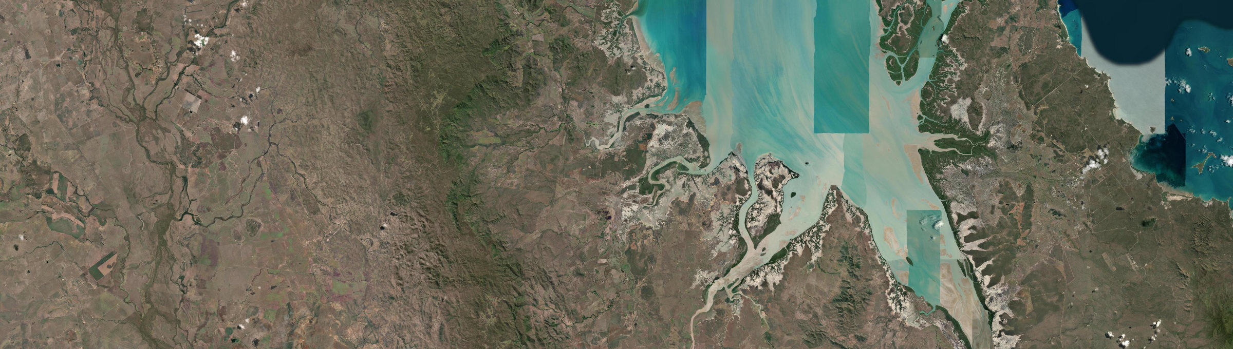 Aerial view of St Lawrence, QLD