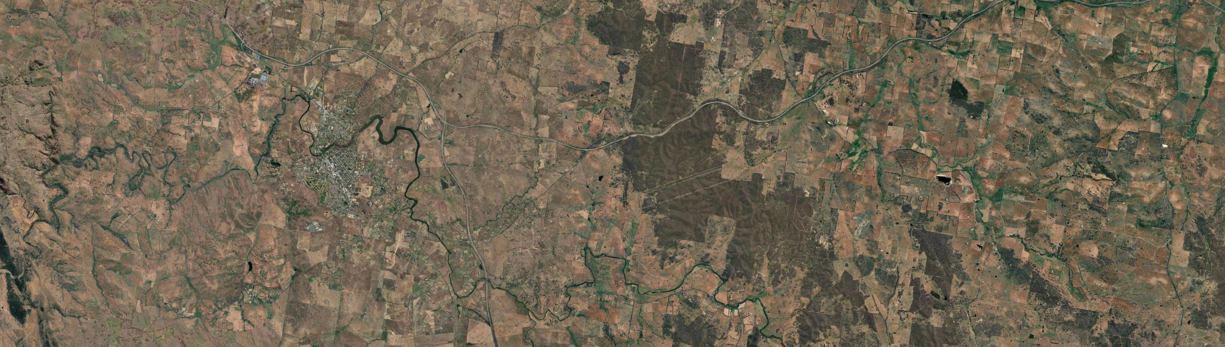 Aerial view of Manton (NSW), NSW