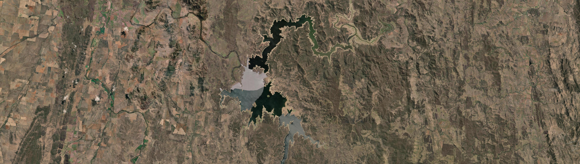 Aerial view of Lake Burrendong, NSW