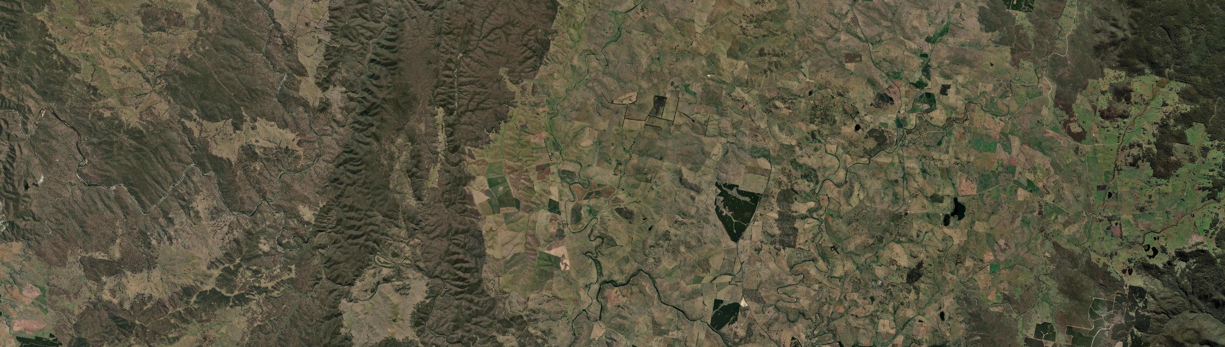 Aerial view of Palarang, NSW