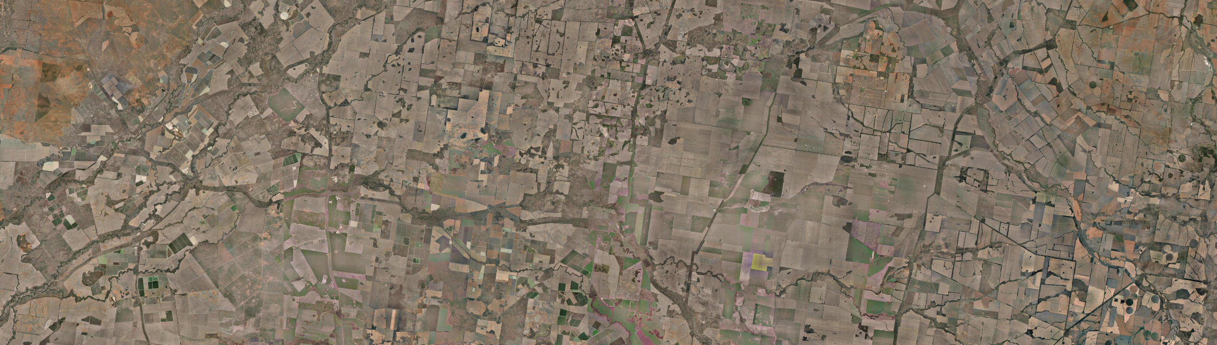 Aerial view of Garah, NSW