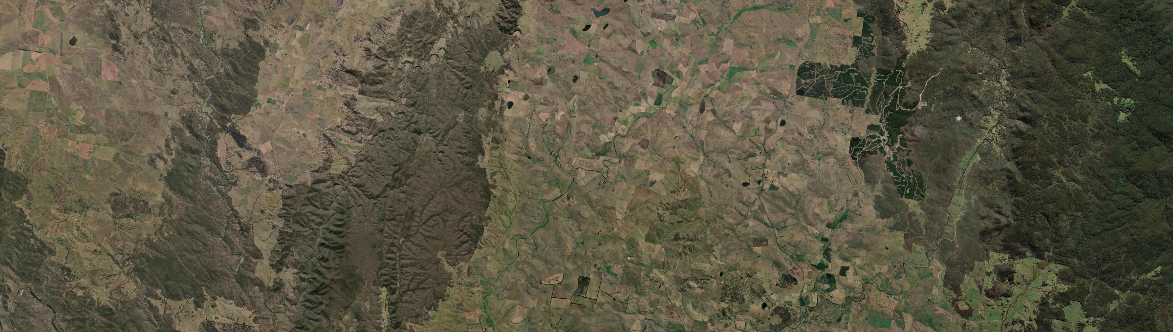 Aerial view of Gunningrah, NSW