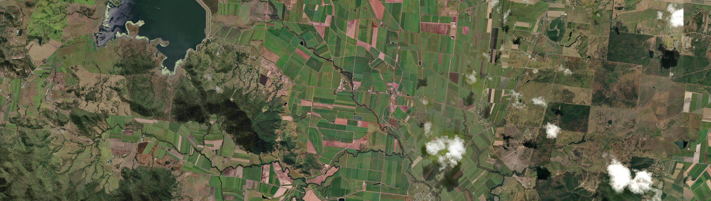 Aerial view of North Eton, QLD