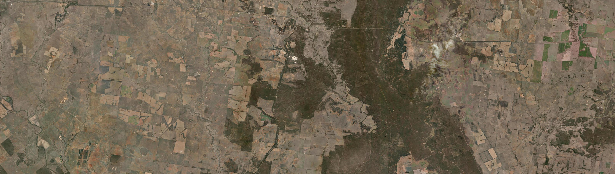 Aerial view of Yuleba South, QLD