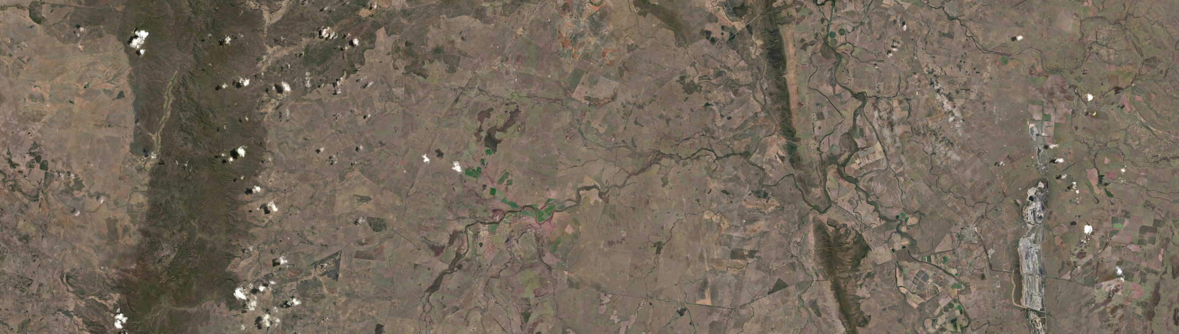 Aerial view of Oombabeer, QLD