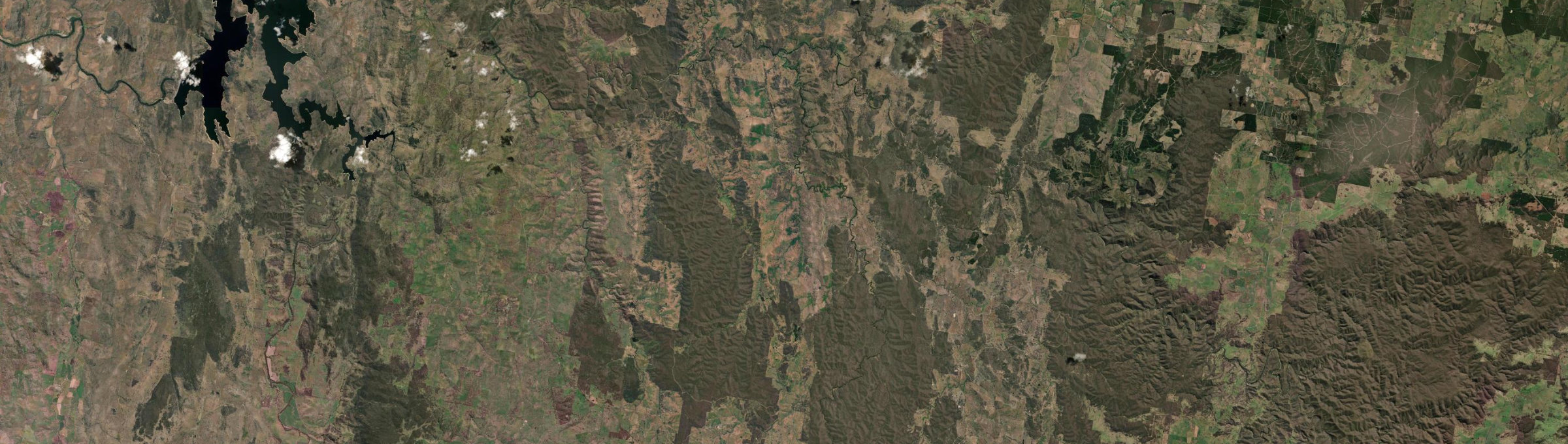 Aerial view of Tuena, NSW