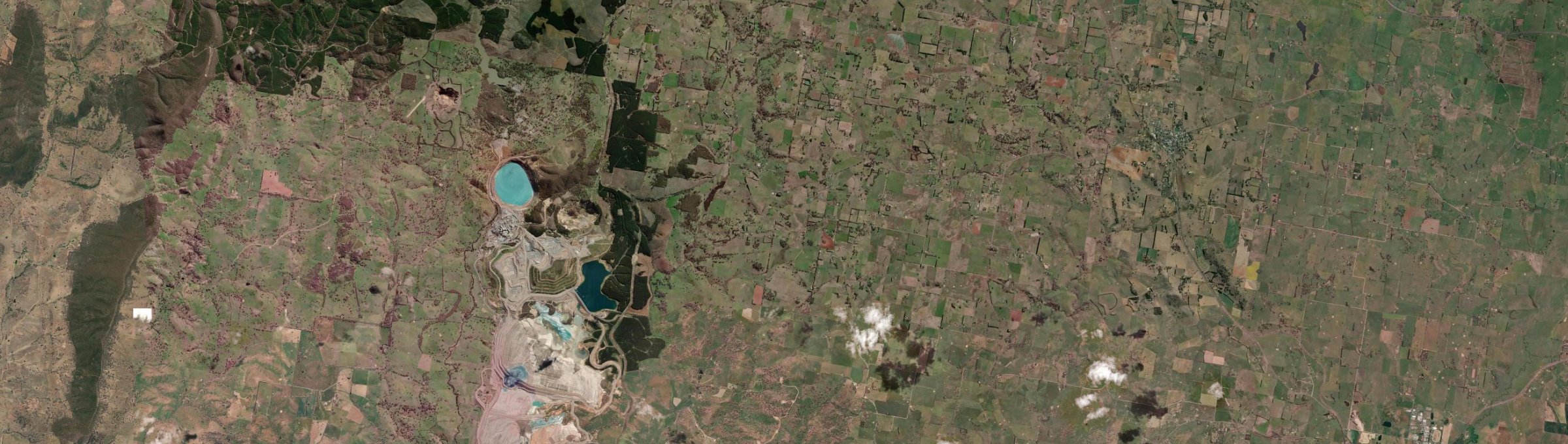 Aerial view of Forest Reefs, NSW