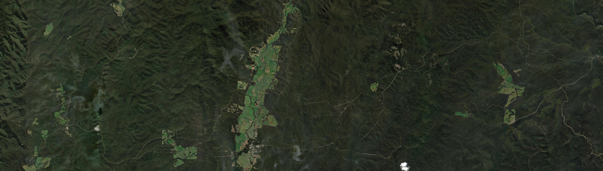 Aerial view of Noorinbee, VIC