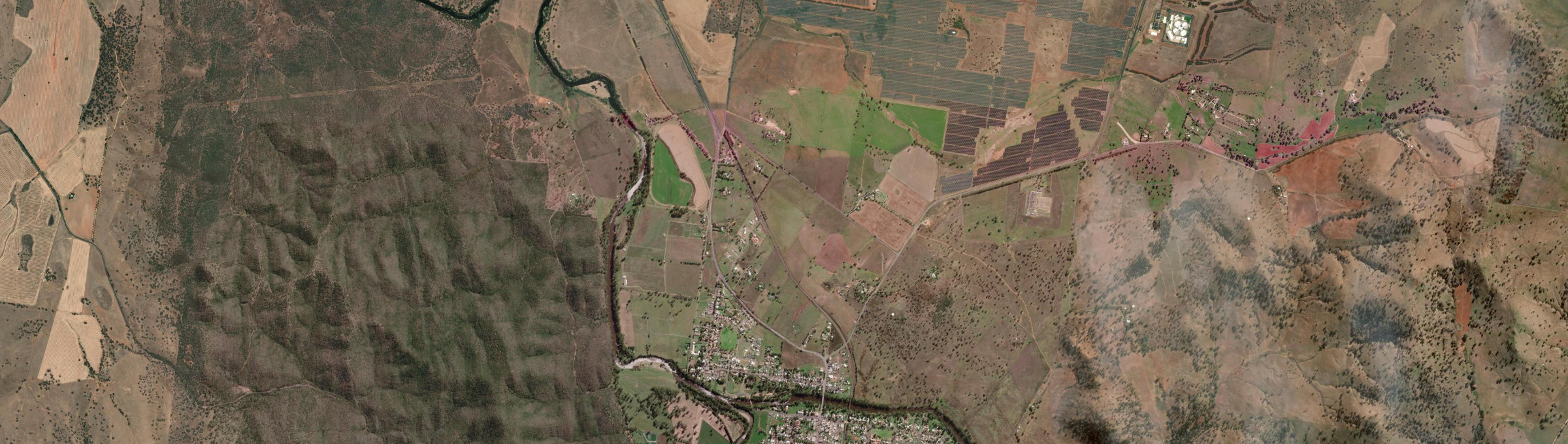 Aerial view of Montefiores, NSW