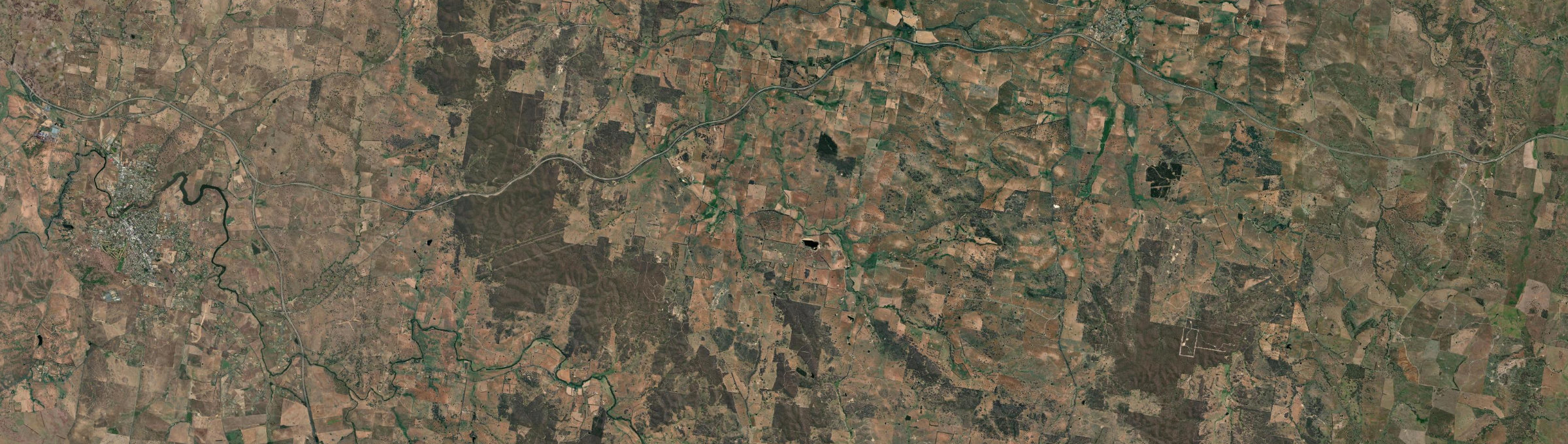 Aerial view of Lade Vale, NSW