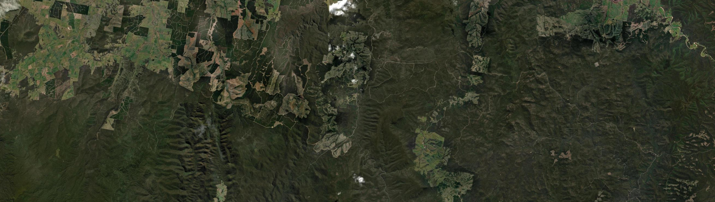 Aerial view of Rockton, NSW